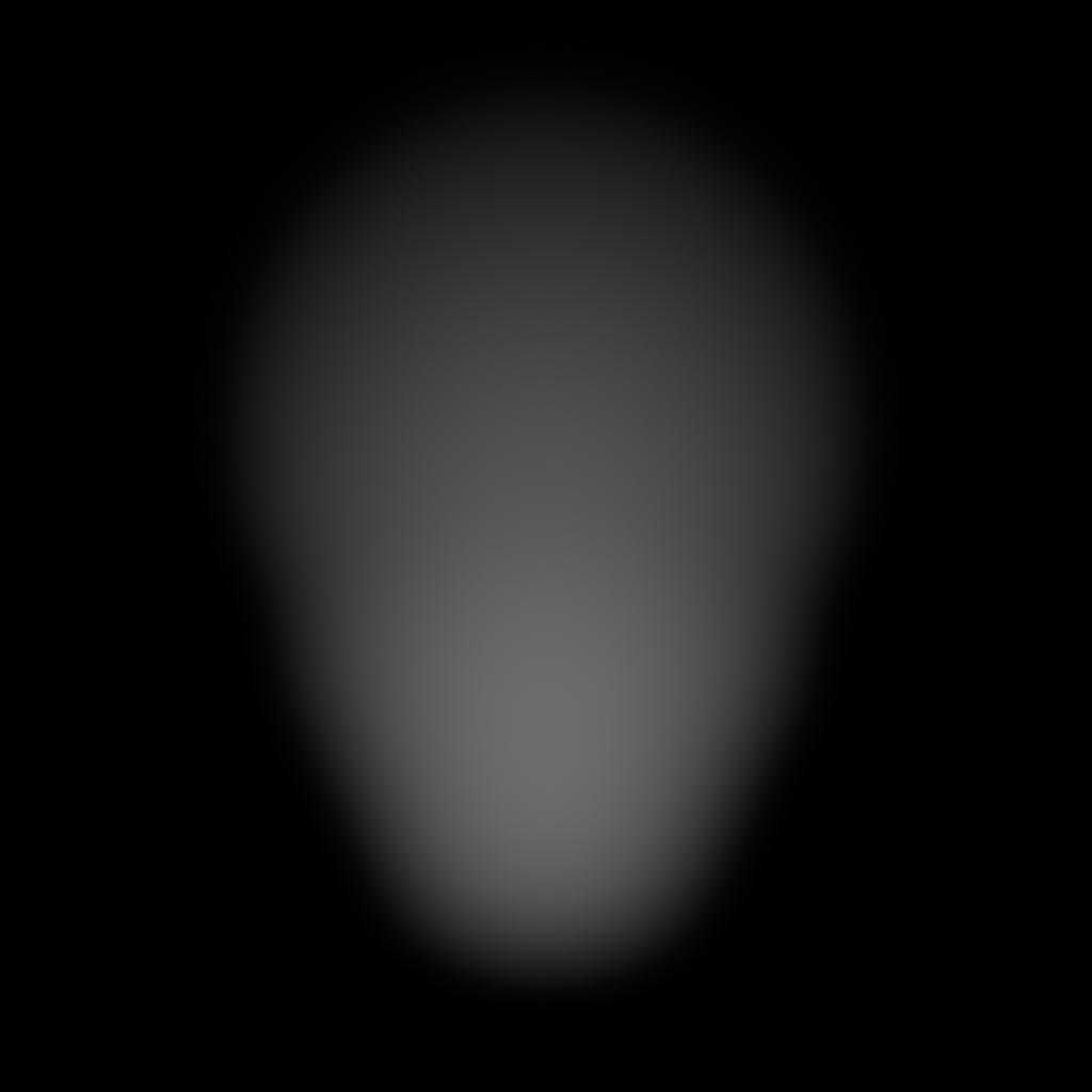 Lion head process showing each of the major blend nodes.